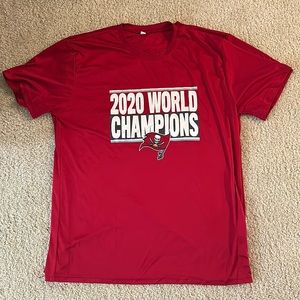 Red Buccaneers Athletic Tshirt